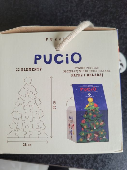 Pucio puzzle choinka Boże Narodzenia