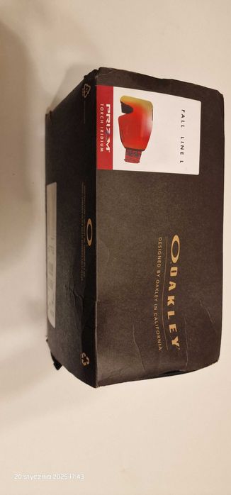 Gogle narciarskie OAKLEY Red FAIL LAIN rozmiar L (NOWE ! )