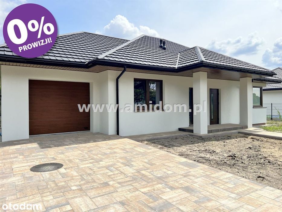 Komfortowy,parterowy dom położony na dużej działc