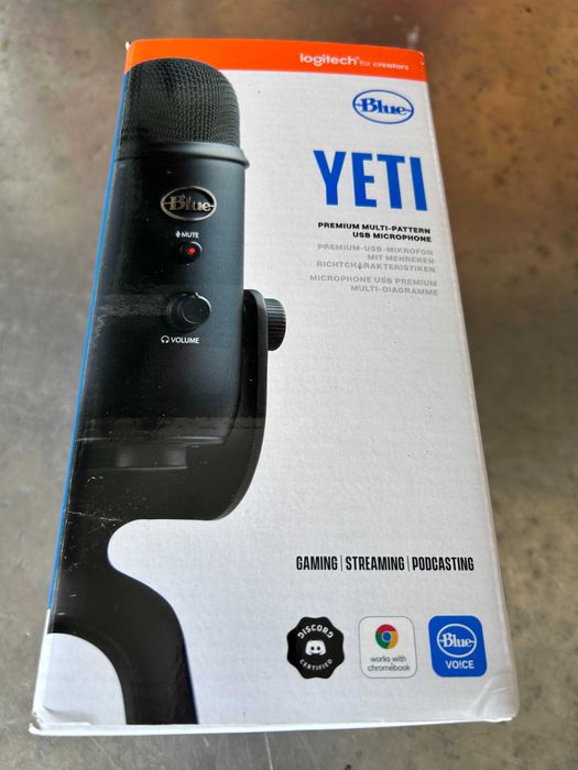 Microfone Logitech Blue Yeti