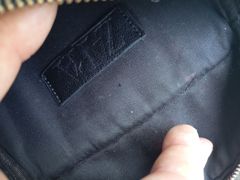 Сумка женская кожаная Zara бананка кроссбоди оригинал 18*14см