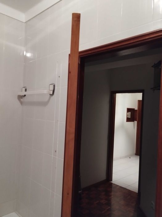Porta madeira maciça castanho