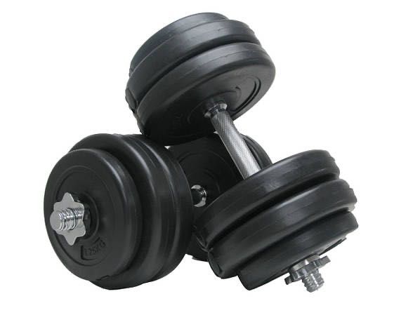 Гантелі 2х13 кг (Металевий Гриф)