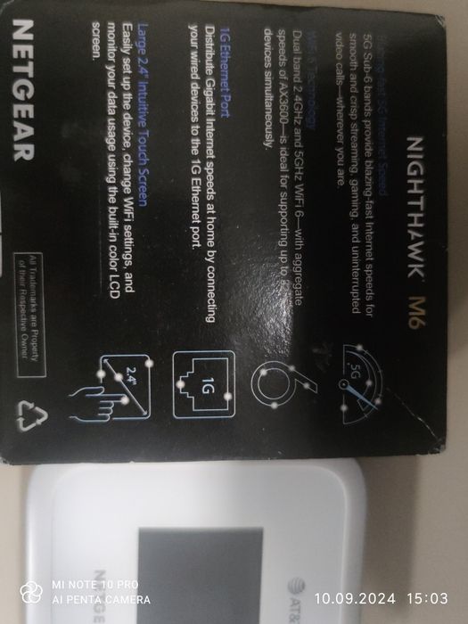 4G/5G wi fi роутер netgear M6  MR6110/6500 PRO Nighthawk усі сім  пода