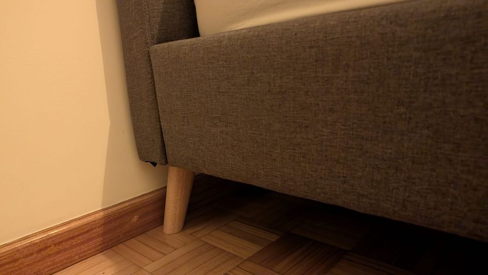 Cama de Casal Cinzenta