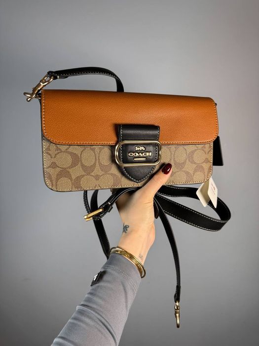 Жіноча шкіряна сумочка  / Шкіряна сумочка коуч / женская сумочка коуч