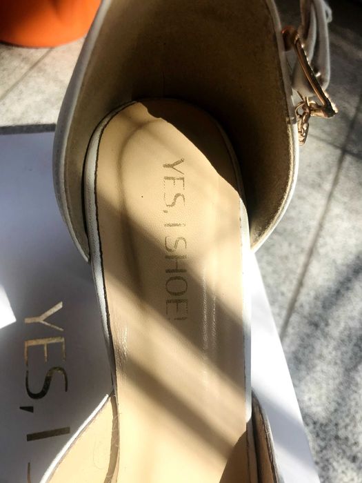 Buty ślubne białe YES I SHOE