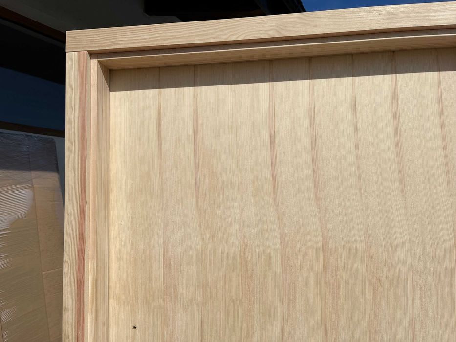 Drzwi wewnętrzne drewniane gładkie zawiasy bezprzylgowe OD RĘKI