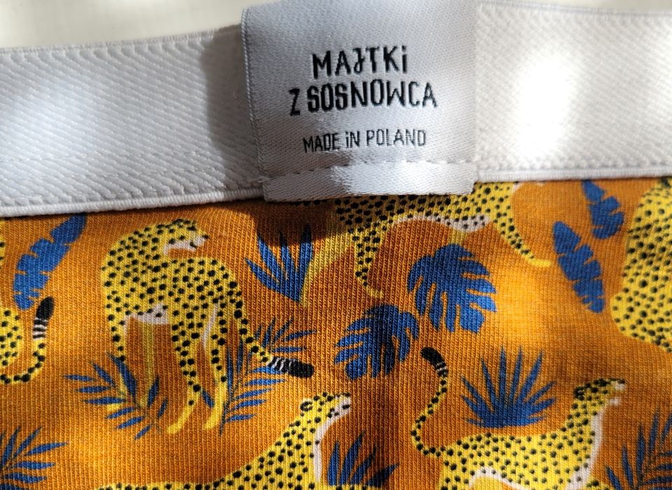 Majtki Ulubione Majtki z Sosnowca – rozmiar L – wzór gepard tropical