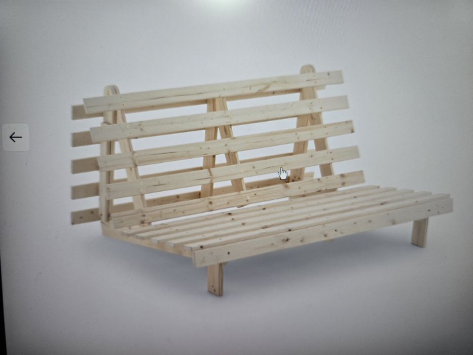 Desdubravel com colchão 140cmx195cm  ivernizado
