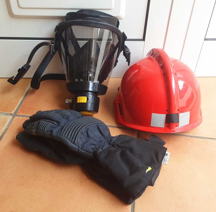Capacete Bombeiros MSA Pouco Uso - 65€