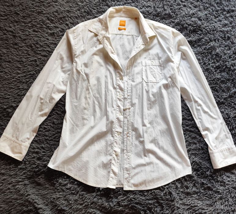 Чоловіча біла сорочка Hugo Boss, голуба  Tommi Hilfiger ,