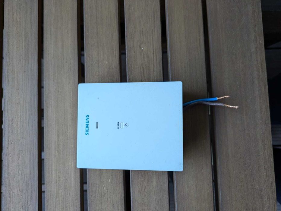 Termostato para Caldeira SIEMENS RDE 100.1 RF + EMISSOR RCR 100 RF