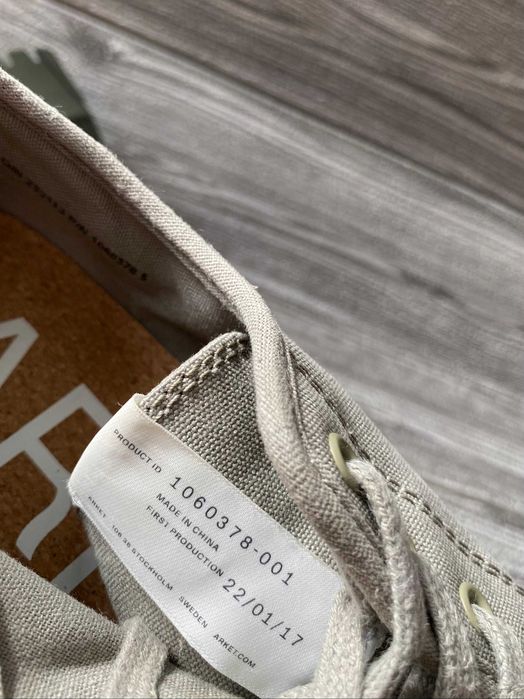 Arket Chunky Canvas trainers, rozmiar 41, stan bardzo dobry