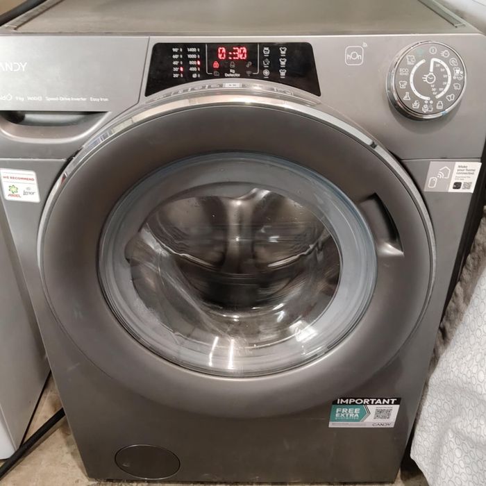 Pralka Candy srebrna 9kg z gwarancja.