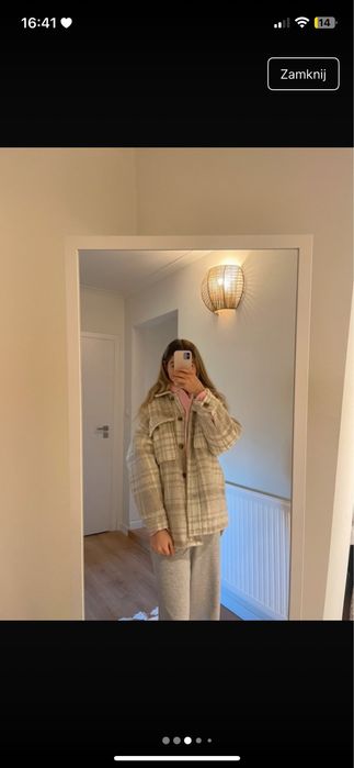 Plaszczyk dzianinowy