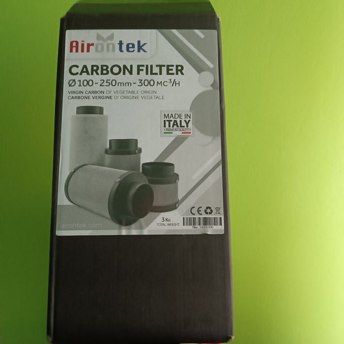 Growbox Airontek carbon filter Nowy filtr węglowy