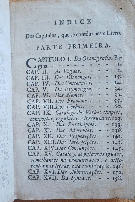 Livro Raríssimo Ano 1807