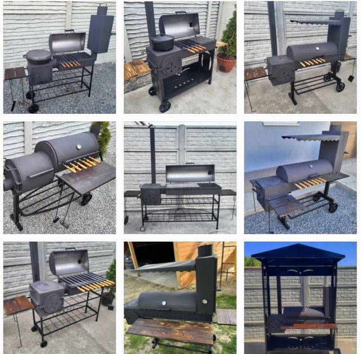 НАДМІЦНИЙ • 5мм • Мангал Коптильня Смокер Барбекю / Гриль / Піч Казан