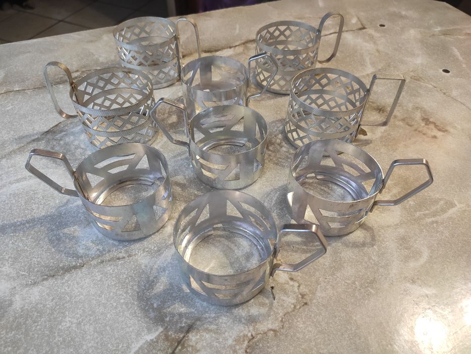 Zestaw kultowych PRLowskich koszyczków alu