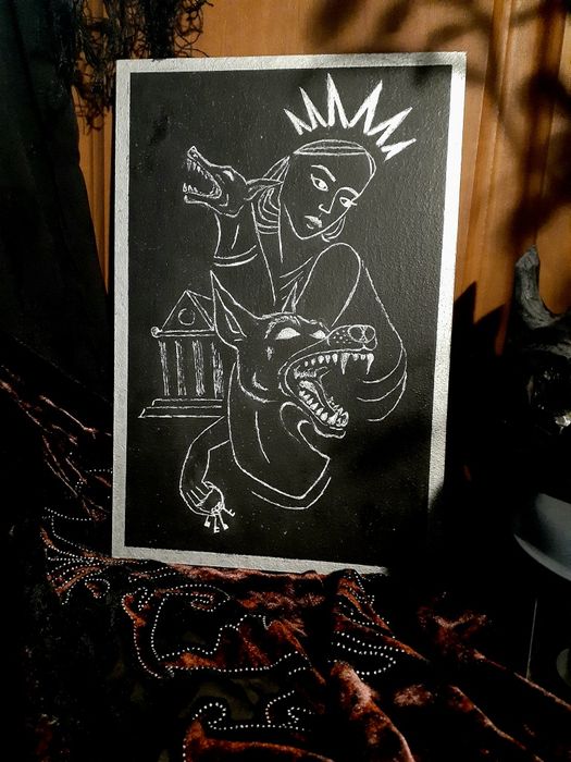 Ікона Геката (30x40, акрил на двп)