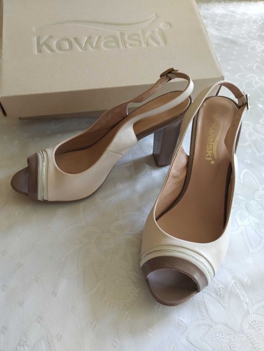 Skórzane buty założone raz