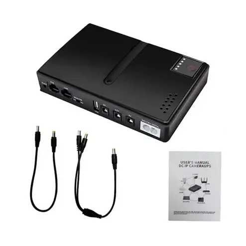 Міні ДБЖ для роутера та ONU терміналу Mini UPS DC1018L 18W + 4 оригінальні акумулятори