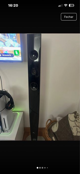 Sistema de Som / Colunas Home Cinema LG 5.1 (Preto Piano)