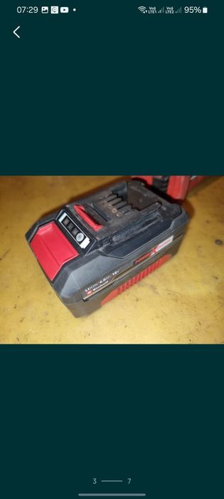 Болгарка акумуляторна Einhell