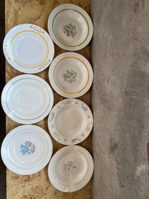 Тарілки СССР різні візерунки