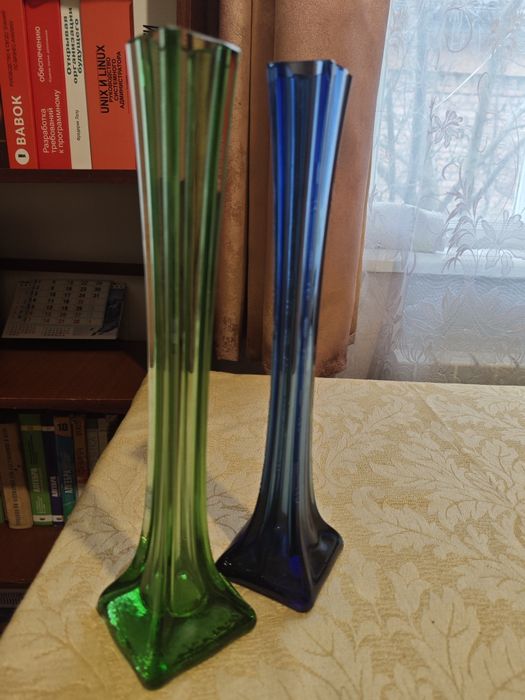 Вінтажна скляна ваза СССР