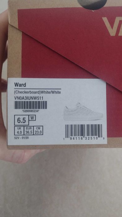 Buty damskie Vans Ward roz 36.5 Białe