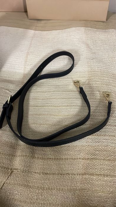 Mala Coach Monograma Preto/Cinza com Ferragens Douradas