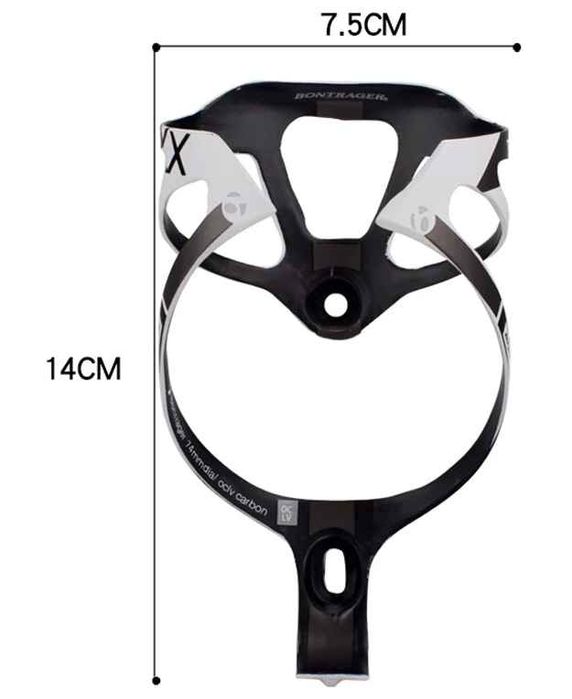 BONTRAGER Koszyk na Bidon  z Karbonu Bardzo Lekki i Stylowy 29g WHITE