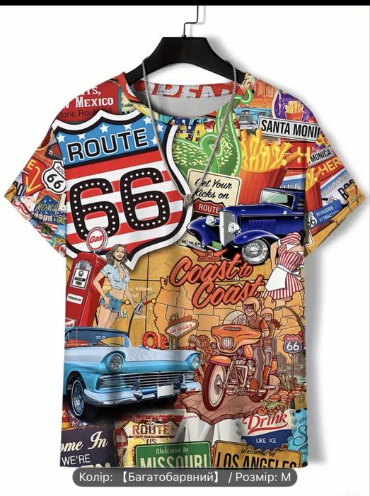 футболка в американському стилі розмір М та шарф, баф, хустинка