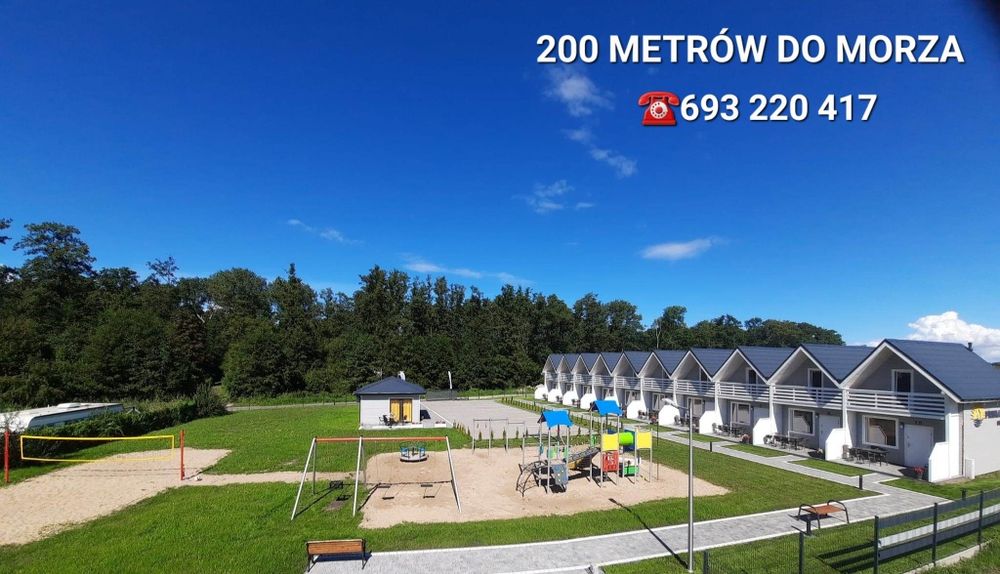 Domki letniskowe nad morzem SARBINOWO, Urlop,Wrzesień promocja,blisko