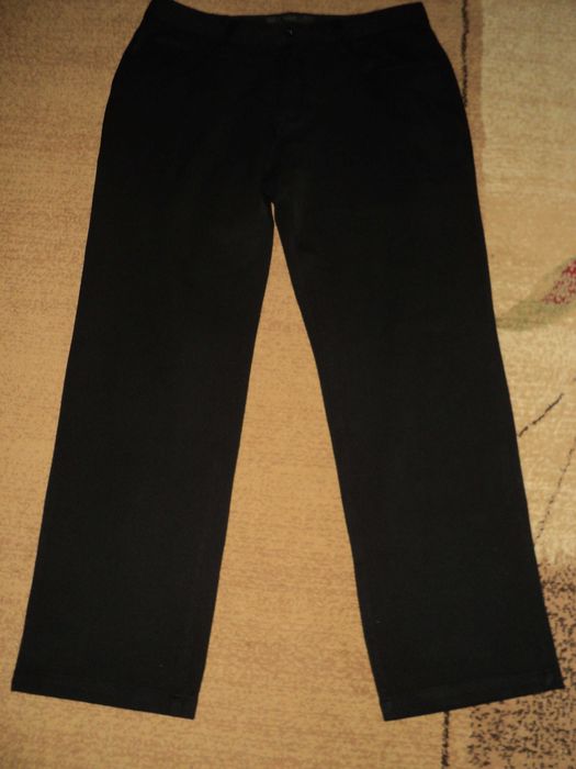 Męskie czarne spodnie Mish Mash z elastanem roz. 34