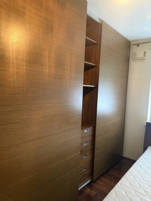 Szafa do zabudowy okleina naturalna orzech