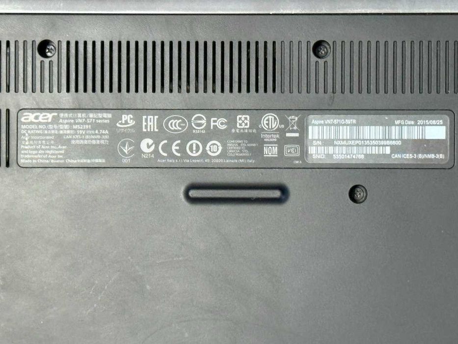 laptop ACER Aspire v  15 NITRO