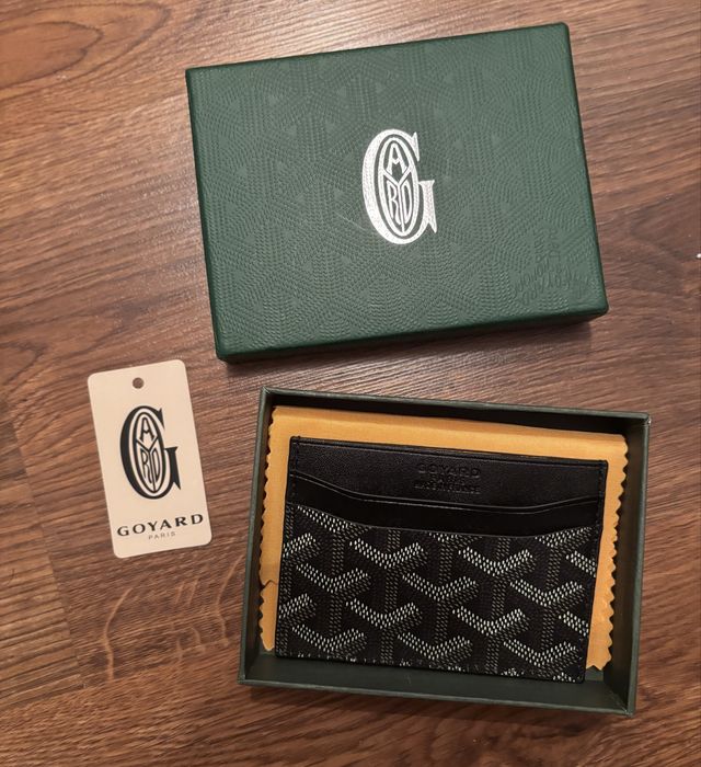 Goyard Paris – czarny cardholder / etui na karty (nowy)