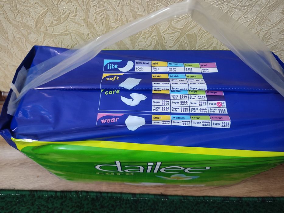 Памперсы Dailee/Seni размер XL