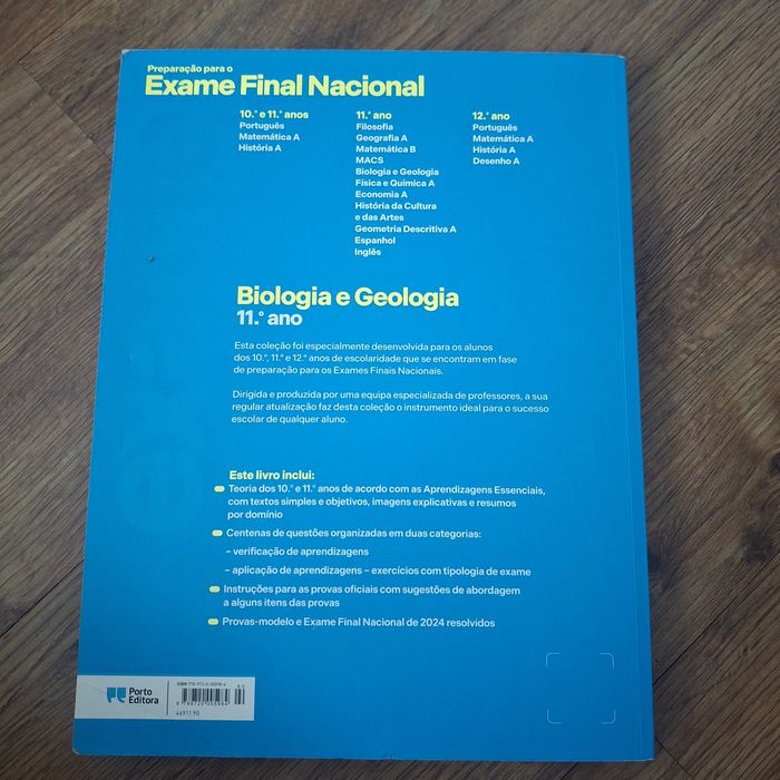Livro de exame biologia e geologia 2025