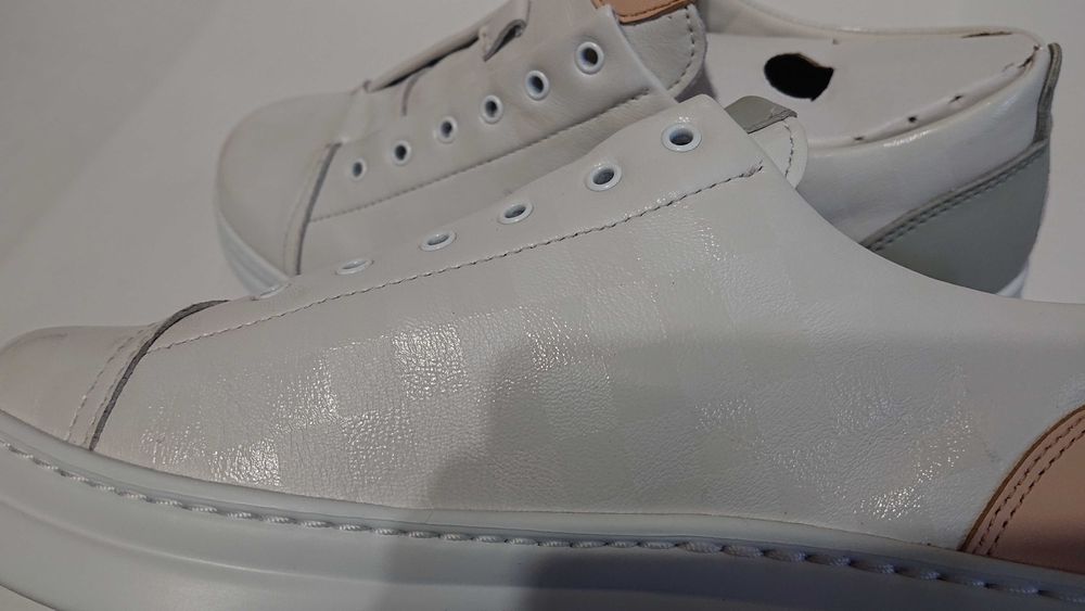 Женские кожаные кеды Camper 38 39 кожа кроссовки слипоны летние туфли