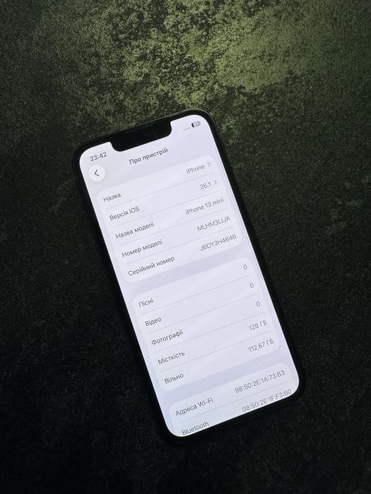 Iphone 13 mini 128 gb 87% айфон 13 міні