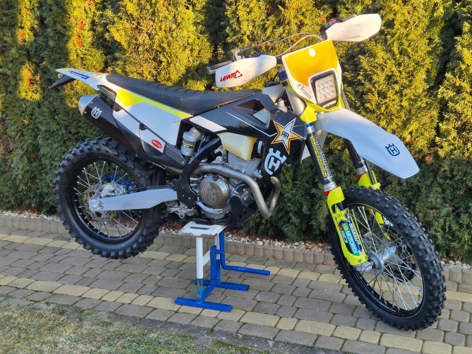 Husqvarna fe 350 model 2021 rockstar  zarejestrowana  oc przeglad 2027r  stan bdb bez wkladu 123mth 3500km zamiana  cross enduro bus van blaszak