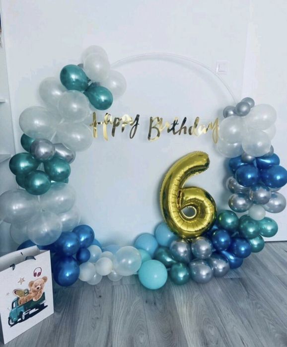 Stelaż na balony wiszący chrzest 18-stka roczek komunia baby shower