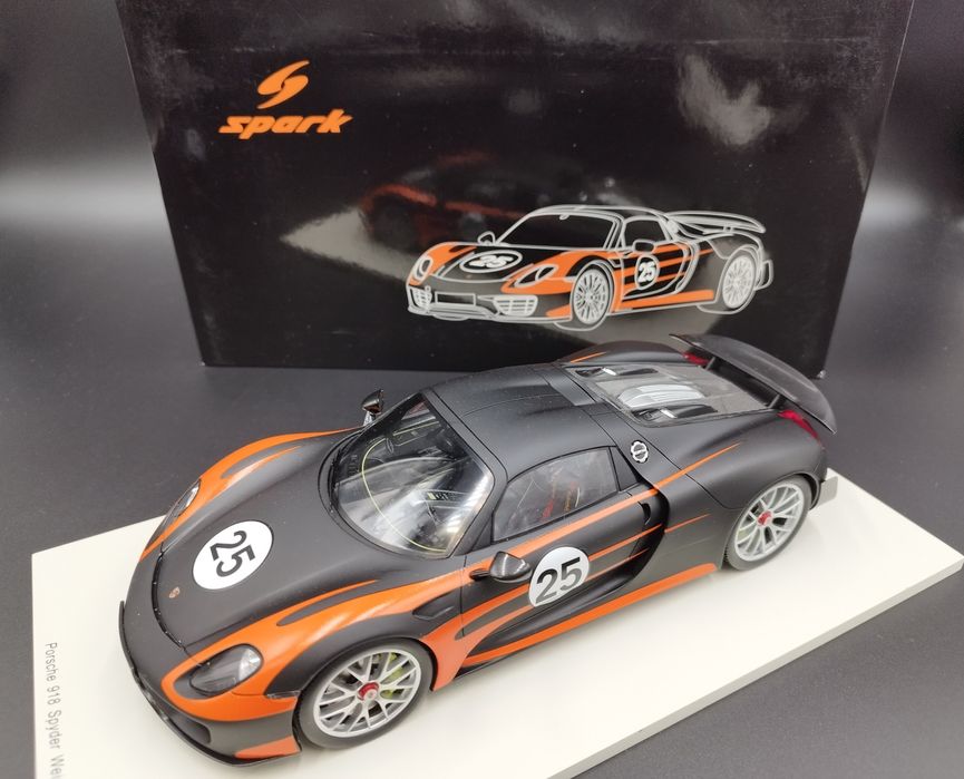 1:18 Spark Porsche 918 Spyder Weissach model używany Bytom • OLX.pl