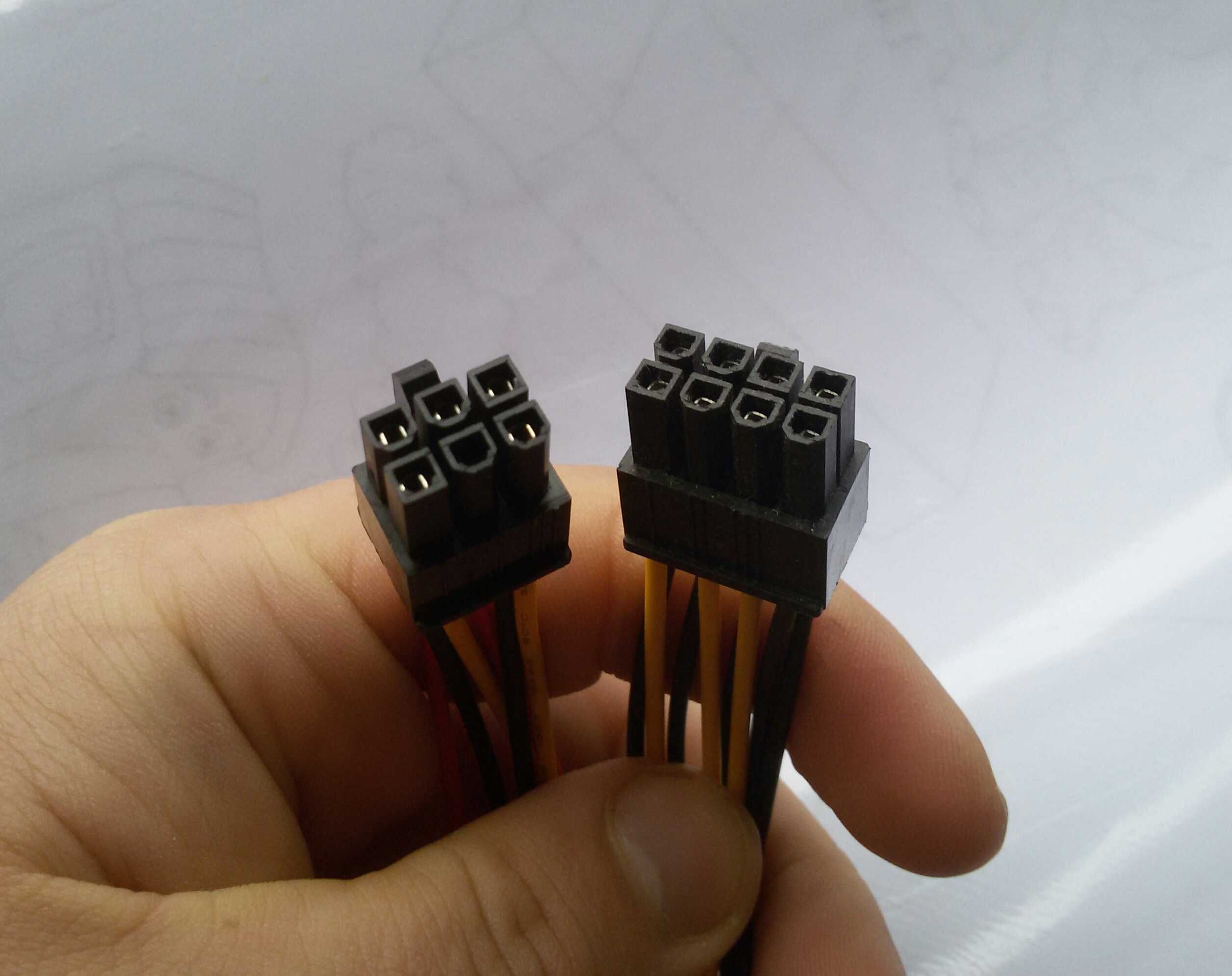 Кабель доп. питания видеокарты 6/8 pin 2 molex: 50 грн. - Комплектуючі ...