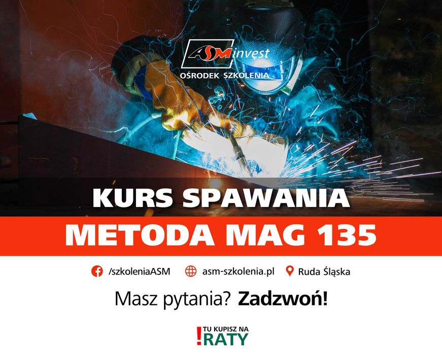 13.04.26 - Kursy Szkolenia spawanie stal czarna nierdzewna MAG 135