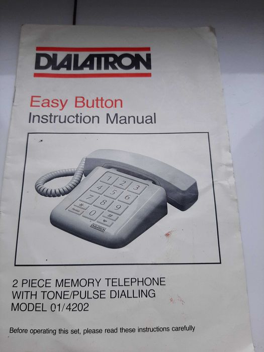 Кнопочный телефонный аппарат -крупные кнопки и крупный шрифт